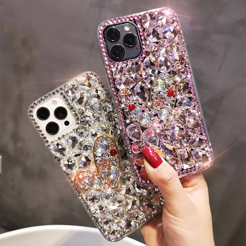 [1-03]  Any Two shining glitter bling bling cases Mobile phone case  Creative DIY mobile phone cases Unleash your personal style!