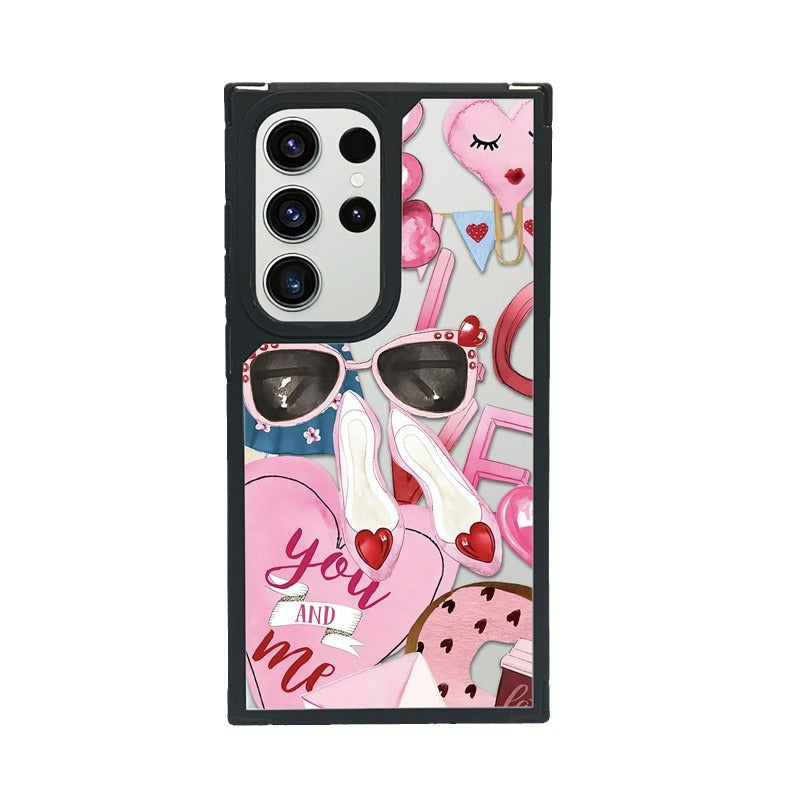 [2-1]Teenage Dream for Samsung S24ULTRA Phone Case S23plus Pink Frosted Fashion Simple Birthday Gift