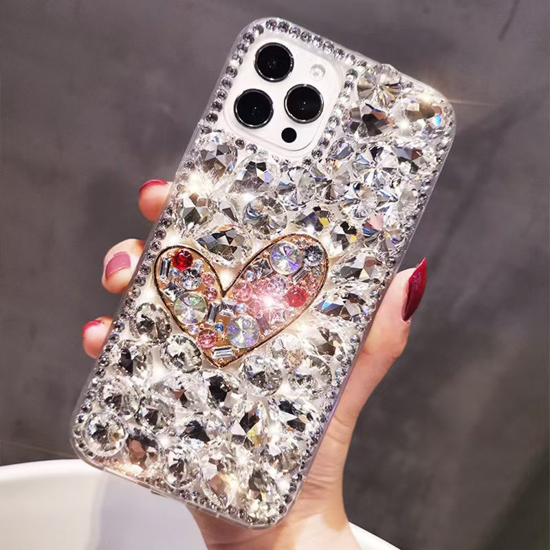 [1-02]  Any Two shining glitter bling bling cases Mobile phone case  Creative DIY mobile phone cases Unleash your personal style!