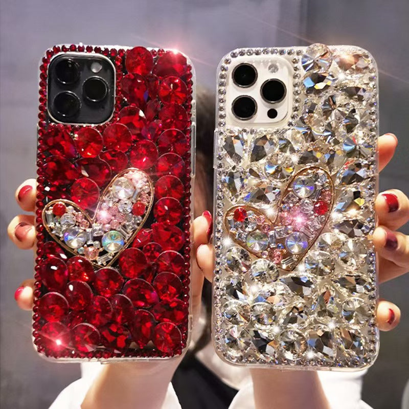 [1-02]  Any Two shining glitter bling bling cases Mobile phone case  Creative DIY mobile phone cases Unleash your personal style!