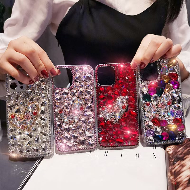 [1-02]  Any Two shining glitter bling bling cases Mobile phone case  Creative DIY mobile phone cases Unleash your personal style!